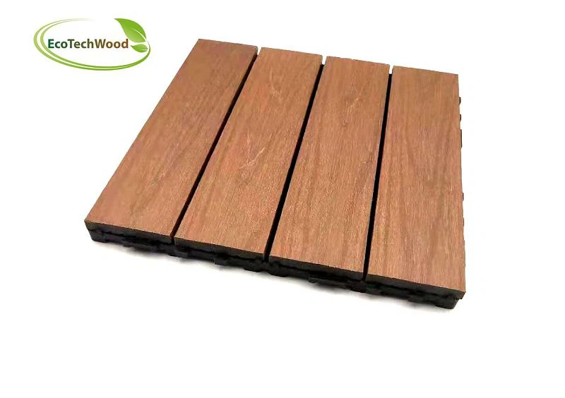 Top Quality Interlock Co-extrusion Composite Deck Tile