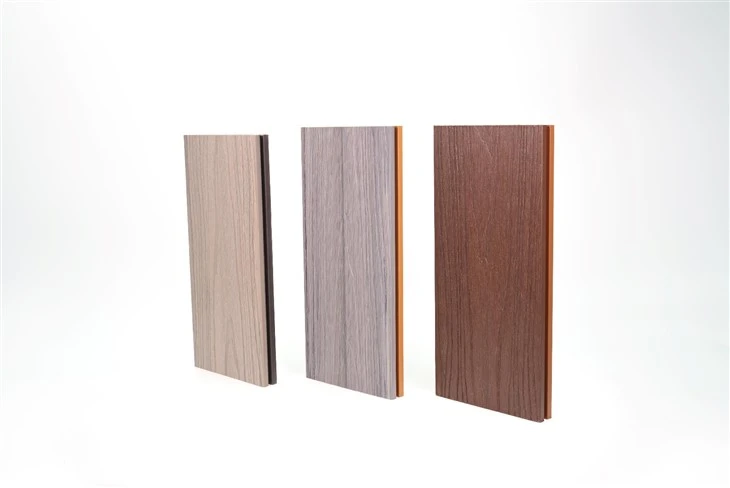 150*22mm Factory Fire-Retardant Wall Panel Building Material WPC Wood Plastic Composite Decking Flooring For Exterior Garden Park Et9396g suppliers